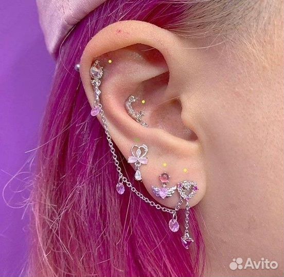 Модель на пирсинг