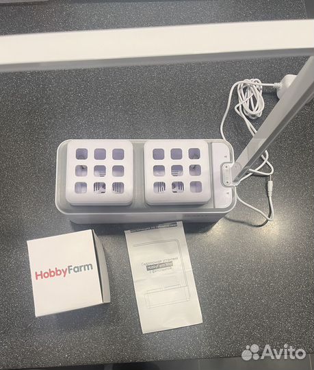 Гидропонная установка HobbyFarm mini с фитолампой