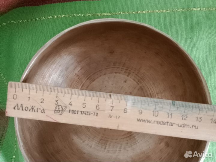 Чаша кованая поющая, колокольчик