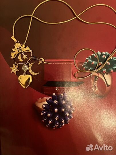 Винтажный кулон на цепочке kirks folly