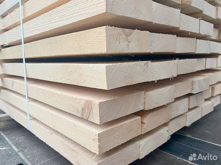 Доска обрезная 25х100х6000мм от производителя