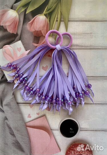 Резинки для волос погремушки