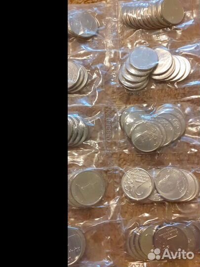 Монеты набор Бородино 2012г 17 монет