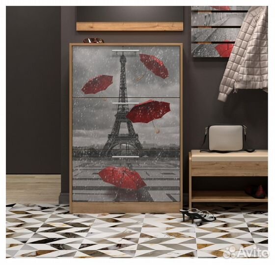 Тумба для обуви Зонтики новый