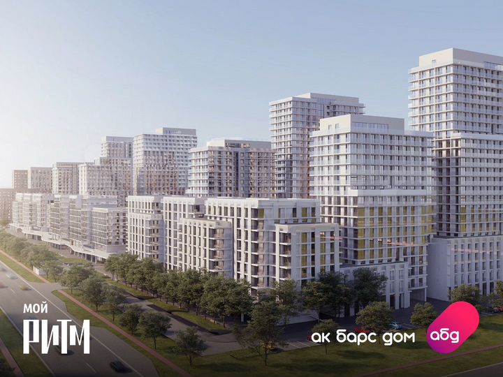 2-к. квартира, 51,7 м², 12/25 эт.