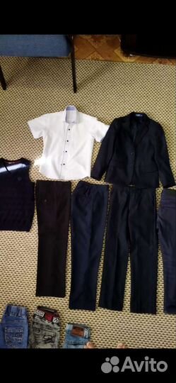 Костюм школьный, брюки