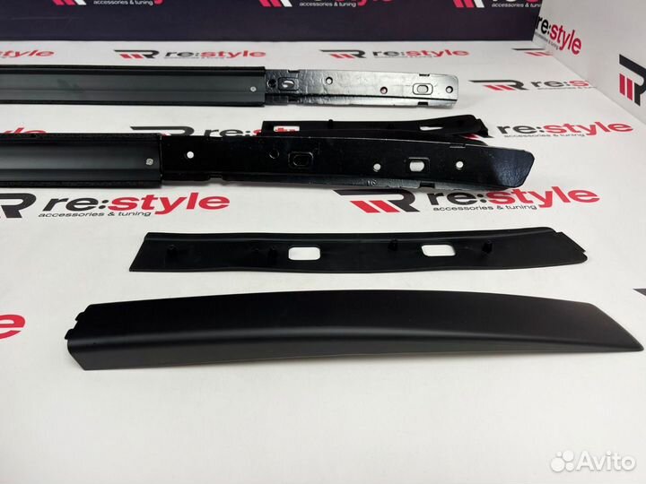 Рейлинги Mitsubishi Outlander с13г Черные R2050