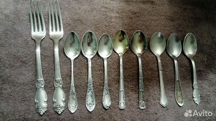 Мельхиоровые ложки СССР