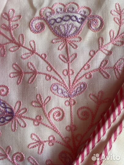 Кухонный комплект лен,фартук,полотенце,прихватки