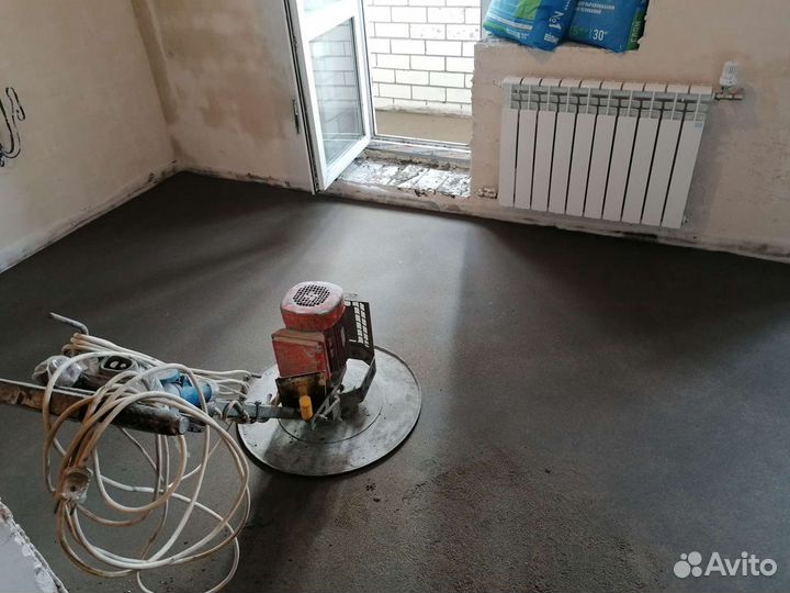 Механизированная стяжка пола за 1 день