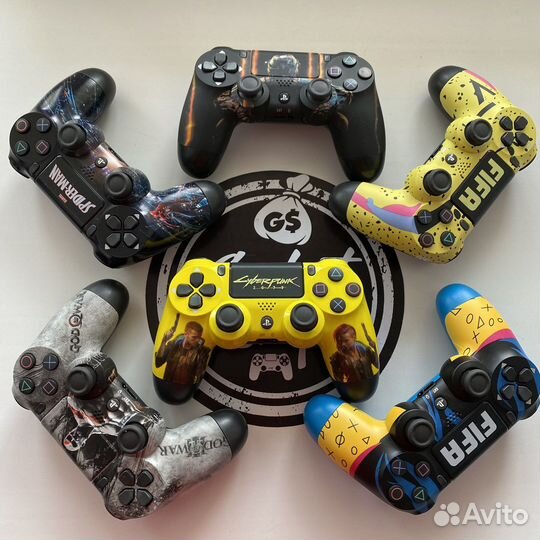 Геймпад для Sony PS4 DualShock 4 v.2 с принтами