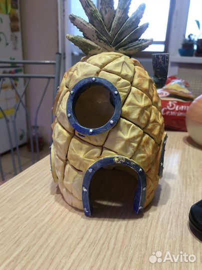 Декор для аквариума Спанч Боб