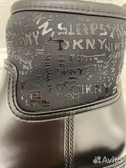 Dkny ботинки 38 (8) новые оригинал черные