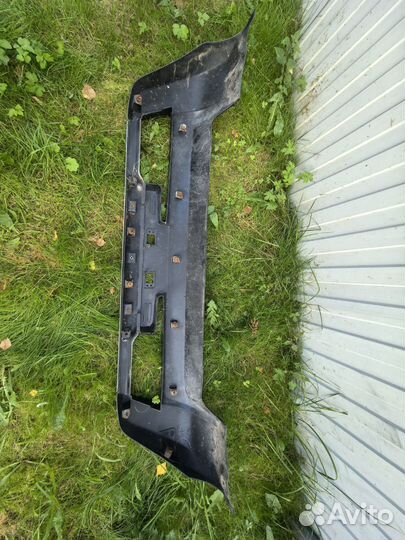 Накладка на передний бампер Prado 150