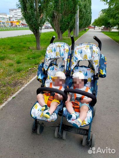 Прогулочная коляска для двойни