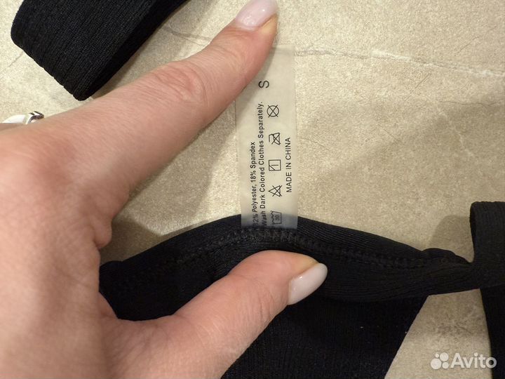 Купальник женский (черный) xs/s