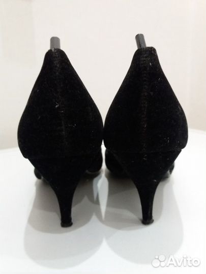 Туфли замшевые р. 36 б/у