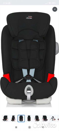 Автокресло (9-36кг) Britax Roemer