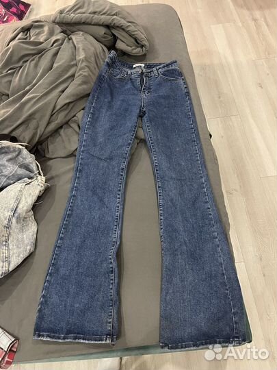 Джинсы клеш женские 42 44