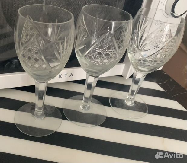 Стопки хрустальные 10-11см,4шт;бокалы,икеа бутылка