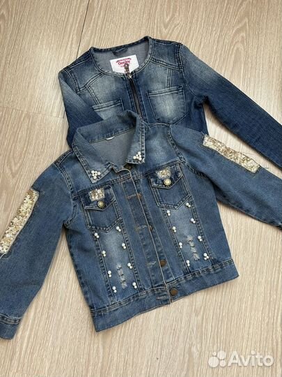 Джинсовая куртка для девочки