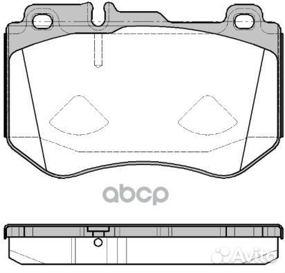 Колодки торм.диск. MB C-class w205 2159100 Road