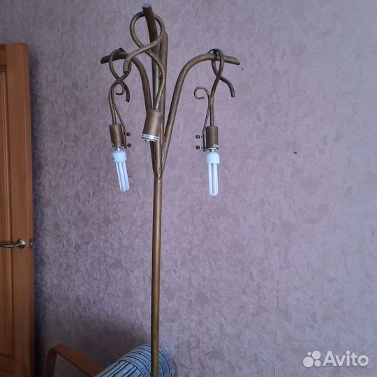 Люстра и торшер бу