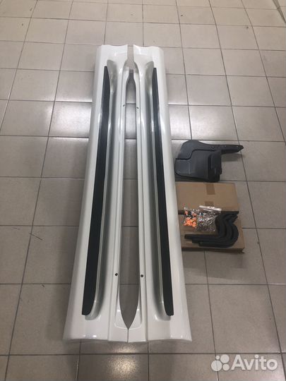 Подножки, пороги Toyota land cruiser Prado 150