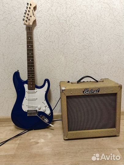 Электро гитара с комбиком (комплект)