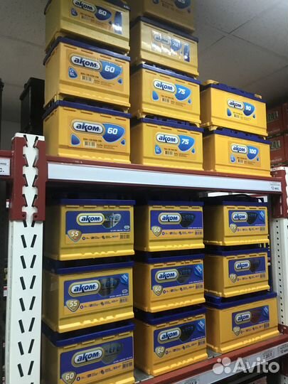 Аккумулятор Аком 90Ah 780A прямая полярность