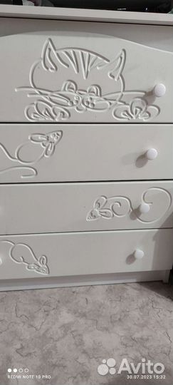 Комод с пеленальным столиком бу