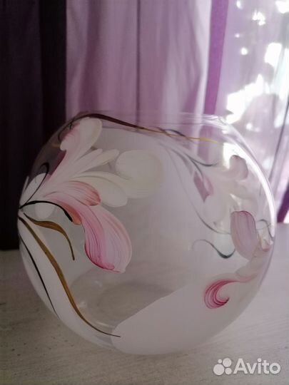 Ваза для цветов стекло, Словакия