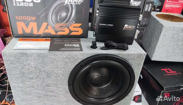 Сабвуфер в сборе 1000w max