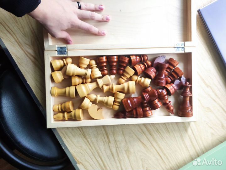 Шахматы деревянные большие