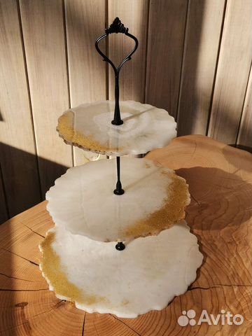 3х ярусная фруктовница Этажерка для конфет