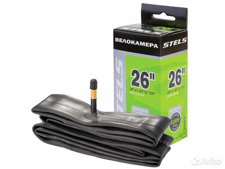 Камера для велосипеда 26х1,95-2,125 AV Chaoyang ав