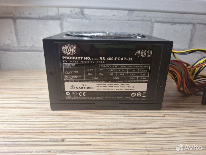 Бп 460w Cooler Master RS-460-pcap-J3