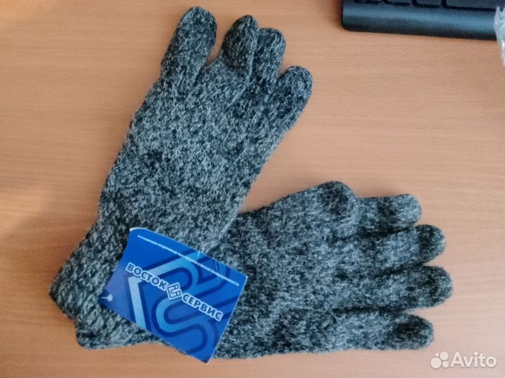 Перчатки мужские трикотажные утепленные