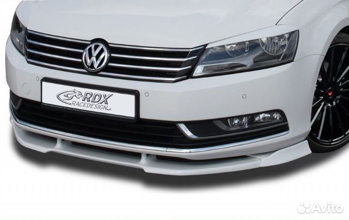 Накладка переднего бампера volkswagen пассат б7