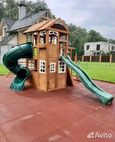Детская деревянная площадка с бесплатной доставкой