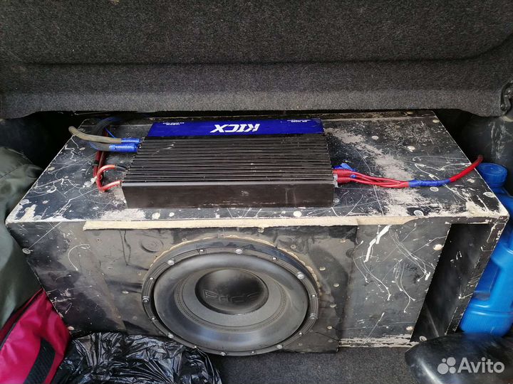 Сабвуфер с моноблоком (Усилителем)