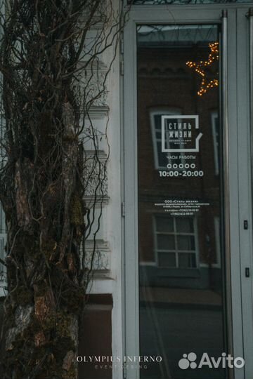 Оформление входной группы, фасада, витрин магазина