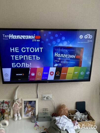 Телевизор lg SMART tv 43