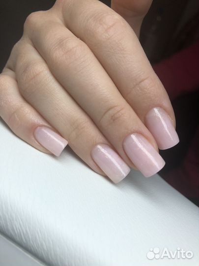 Маникюр Гель-лак Укрепление гелем