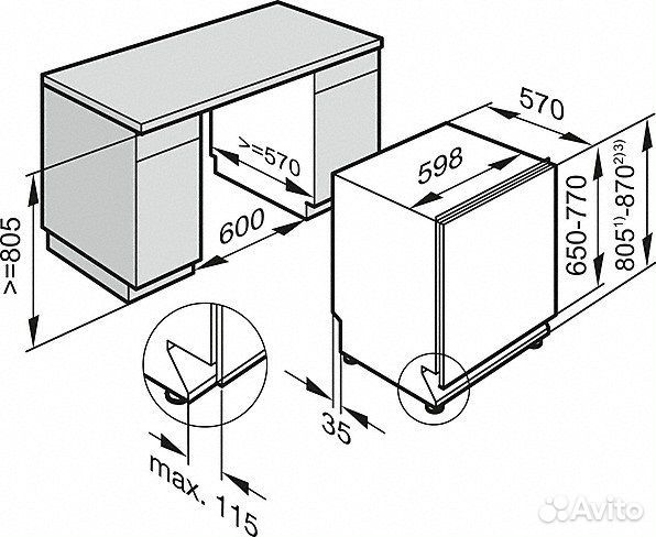 Посудомоечная машина Miele G7360SCVi новая