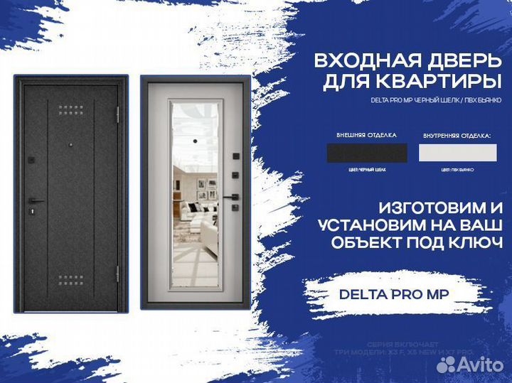 Стальная дверь для квартиры