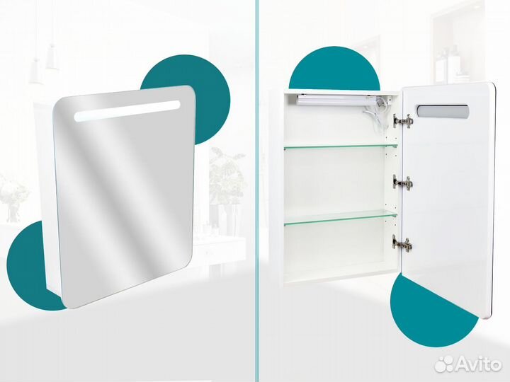 Шкаф-зеркало в ванну