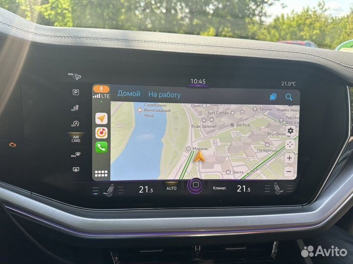 Полноэкранный Carplay Volkswagen touareg 2018-н.в