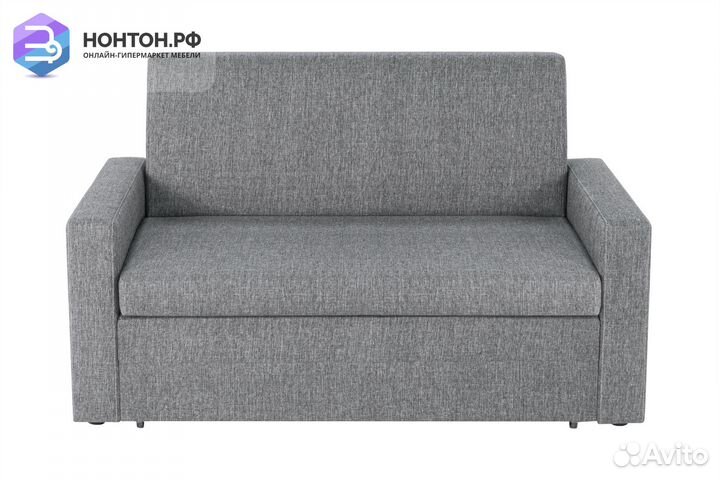 Диван выкатной Виктория-5 рогожка серая