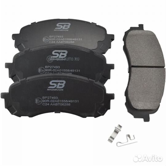 SB nagamochi BP27493 Колодки дисковые subaru impre